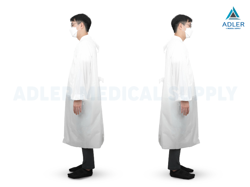ชุดคลุมตัวแบบพลาสติก (Protective Gown)