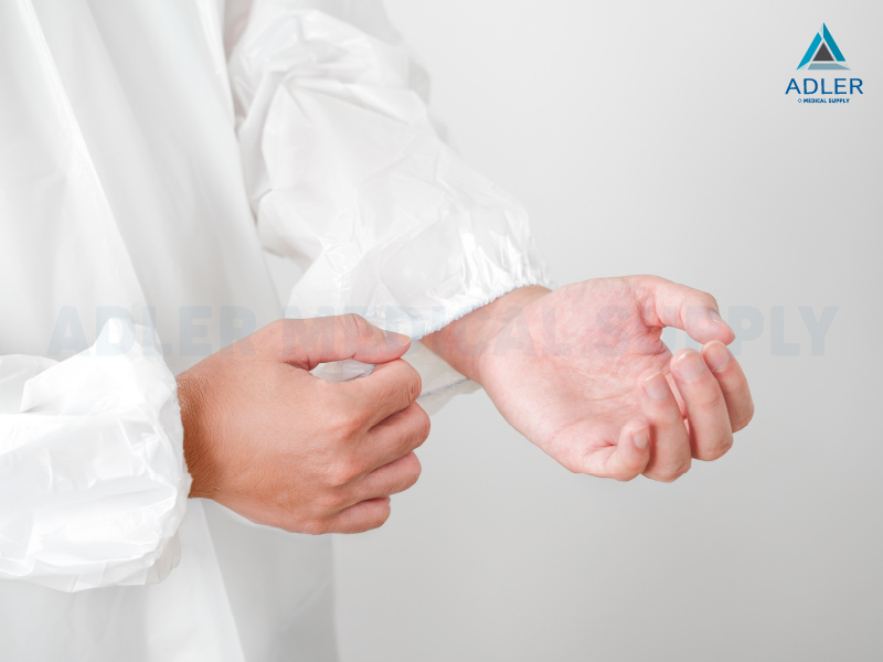 ชุดคลุมตัวแบบพลาสติก (Protective Gown)