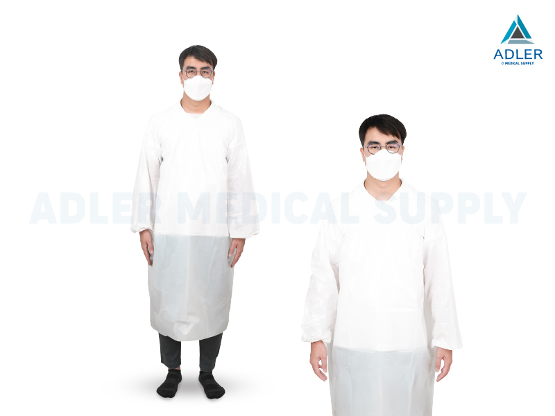 ชุดคลุมตัวแบบพลาสติก (Protective Gown)